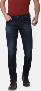 Jack & Jones Men Blue Glenn Slim Fit Low-Rise Clean Look Jeans