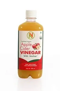 NatureVit Organic Apple Cider Vinegar with Mother Rs 199 amazon dealnloot
