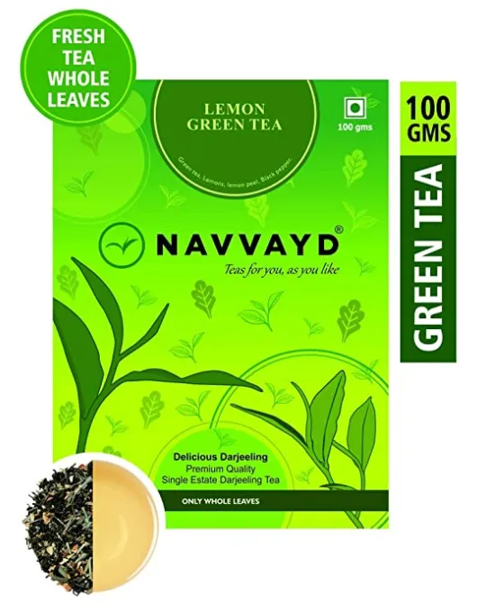 Navvayd Lemon Green Tea, 100 Gm