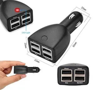 ODM Car Charger Black Rs 99 amazon dealnloot