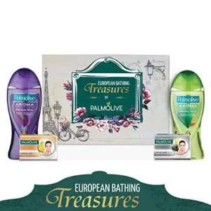 Palmolive European Bathing Treasures Bathing Essentials Gift Rs 225 amazon dealnloot