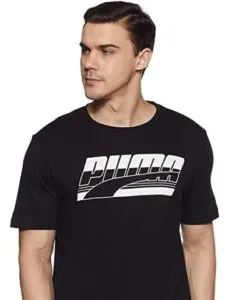 Puma Men's Plain Regular Fit Active Base Layer Shirt