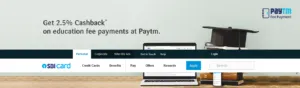 2.5% Cashback on Education Fee Payments at Paytm