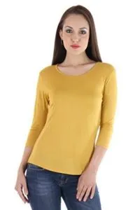 VVOGUISH Women s Regular Fit Cotton Top Rs 99 amazon dealnloot