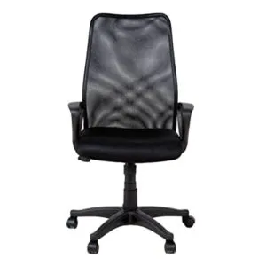 Woodness Wayne Office Chair Glossy Finish Black Rs 2629 amazon dealnloot