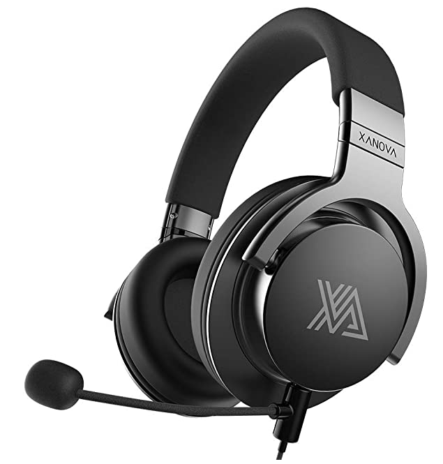 Xanova Juturna Gaming Headset with Bass Adjustment (Gray)