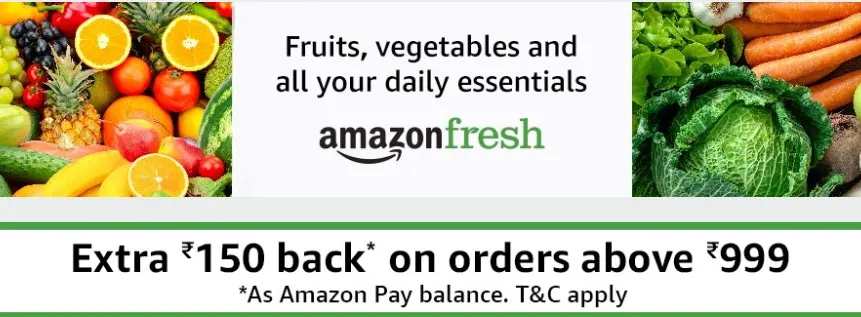 amazon fresh 150 off