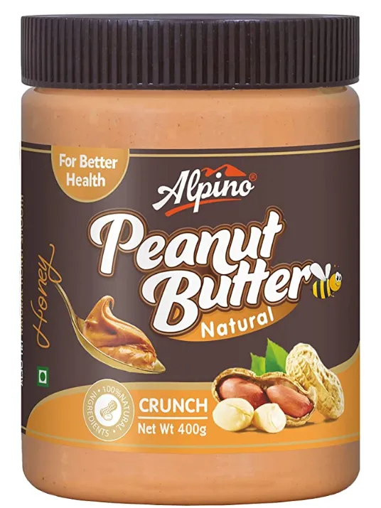 Alpino Natural Honey Peanut Butter Crunch 400 G
