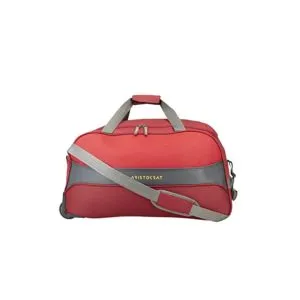 Aristocrat Polyester 35 cms Red Travel Duffle Rs 870 amazon dealnloot