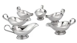 Bhalaria Stainless Steel Gravy Boat Set 124ml Rs 289 amazon dealnloot