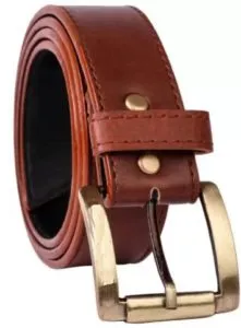 Boys Casual Brown Artificial Leather Reversible Belt