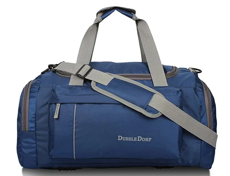 Dussle Dorf Polyester 40 Liters Blue Travel Duffel Bag