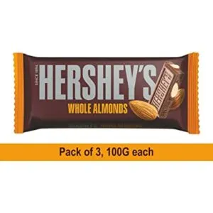 Hershey s Bar Almond 100gm Pack of Rs 252 amazon dealnloot