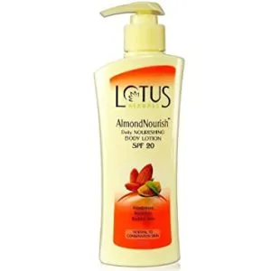 Lotus Herbals Almondnourish Daily Nourishing Body Lotion Rs 135 amazon dealnloot