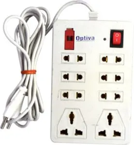 Optiva Extension Board 2 Meter Long Wire Rs 179 flipkart dealnloot