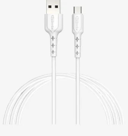 Portronics Konnect Star POR-224 1.2M Micro USB Cable (White)