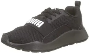 Puma Unisex-Baby Wired Ps Black Sneakers