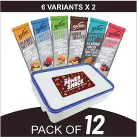 RiteBite Nutrition Tiffin with Assorted Bar 