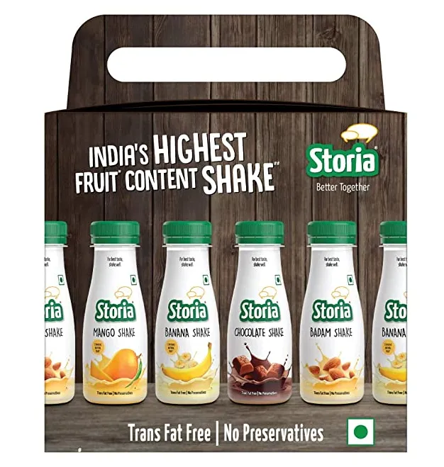 STORIA Assorted Pack of Shakes (Pack of 6)