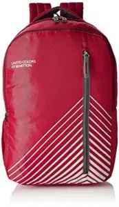 United Colors of Benetton 22 Ltrs Red Rs 399 amazon dealnloot