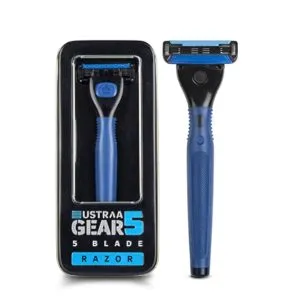 Ustraa Gear 5 Shaving Razor Handle Blade Rs 134 amazon dealnloot