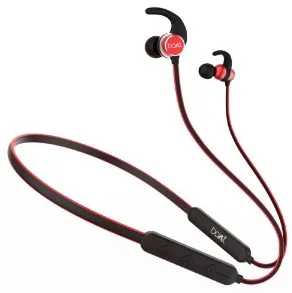 boAt boAT Rockerz 255 Unisex Red Wireless Bluetooth In Ear Headphones with Mic