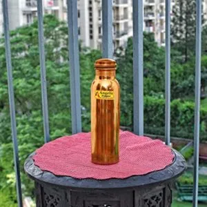 Angelic Copper Bottle 1 litres Brown AGC0062PB1 Rs 419 amazon dealnloot