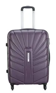 Aristocrat Polycarbonate 65 Cms Purple Hardsided Check Rs 2299 amazon dealnloot