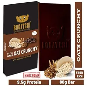 BOGATCHI Healthy Oats 70 Dark Chocolate Bar Rs 308 amazon dealnloot