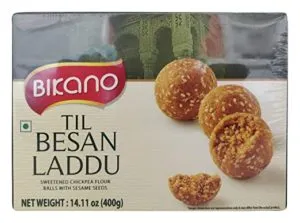 Bikano Til Besan Laddu 400 g Rs 160 amazon dealnloot