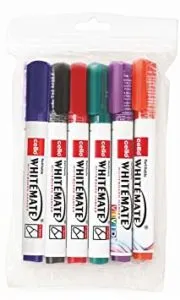 Cello Whitemate Whiteboard Markers Set of 6 Rs 105 amazon dealnloot