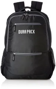 DURAPACK Neo 26 Ltrs Double Black Casual Rs 346 amazon dealnloot