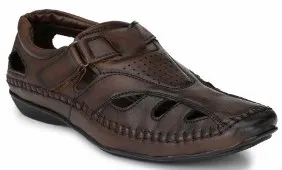 El Paso Men Brown Comfort Sandals