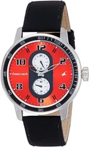 Fastrack Analog Red Dial Men s Watch Rs 999 amazon dealnloot