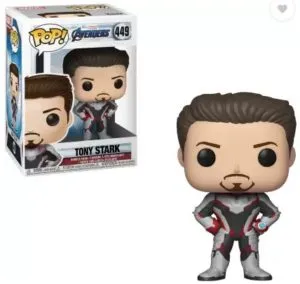 Funko Avengers End Game (Infinity War 2) - Tony Stark in Team Suit Pop Bobblehead Figure  (Multicolor)
