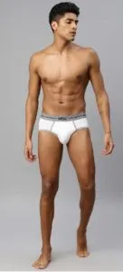 HRX by Hrithik Roshan Men Lifestyle White Punt Brief LS-7015B