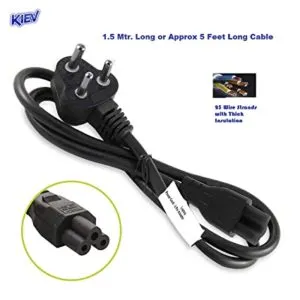 Kiev Laptop Power Cable Cord 3 Pin Rs 99 amazon dealnloot