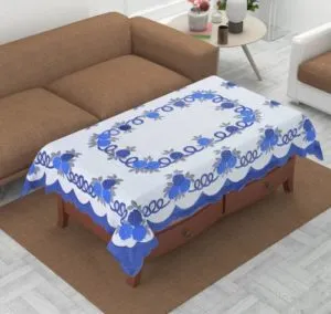 Luxury Crafts Floral 4 Seater Table Cover Rs 137 flipkart dealnloot