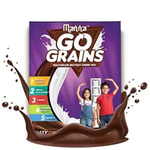 Manna Go Grains Multigrain Instant Drink Mix Rs 69 amazon dealnloot