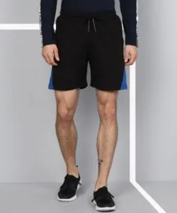 Metronaut Solid Men Dark Blue Regular Shorts Rs 299 flipkart dealnloot