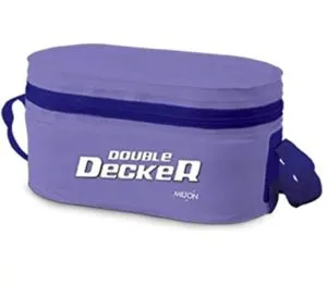 Milton Double Decker Plastic Lunch Box Purple Rs 178 amazon dealnloot