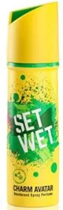 Set Wet Charm Avatar Deodorant Spray Perfume