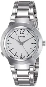 Sonata Analog White Dial Women s Watch Rs 899 amazon dealnloot