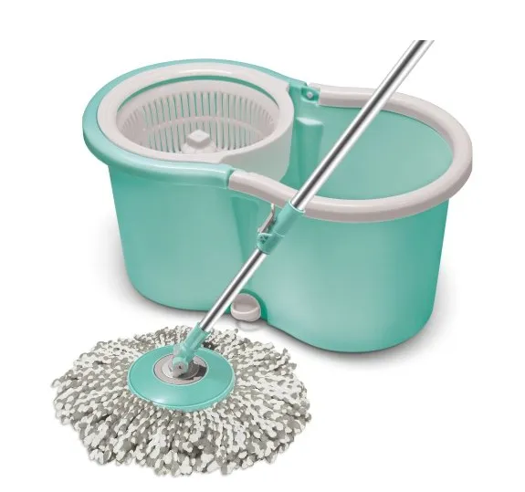 Spotzero By Milton Ace Spin Mop, Aqua green