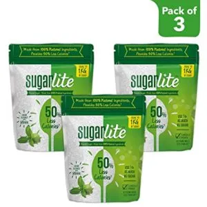 Sugarlite 50 Less Calories Sugar Pouch 3 Rs 173 amazon dealnloot