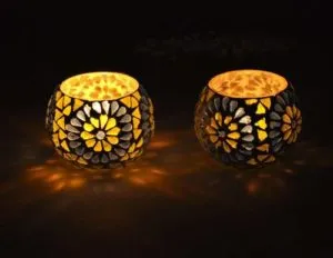 Tied Ribbons Tealight Candle Holder for Home Rs 109 flipkart dealnloot