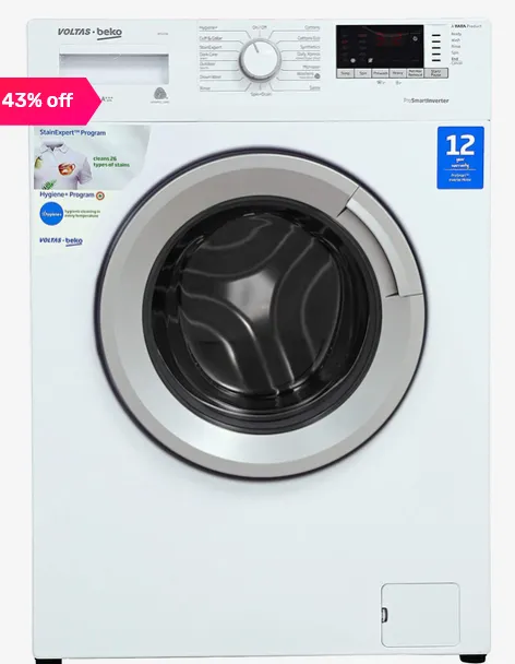 Voltas Beko Voltas Beko 6.5 Kg Inverter Fully-Automatic Front Load Washing Machine