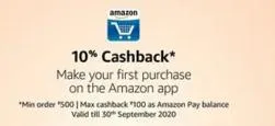 Amazon App shopping Offer