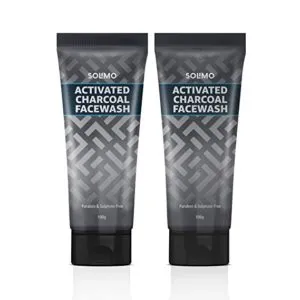 Amazon Brand Solimo Charcoal Facewash with Scrub Rs 149 amazon dealnloot