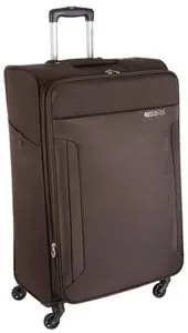 American Tourister Troy Polyester 79 cms Chocolate Rs 3060 amazon dealnloot